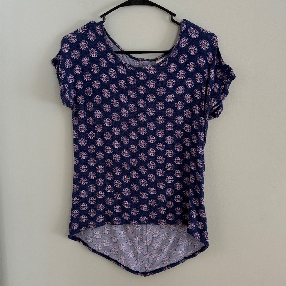 Hippie Rose Lightweight Funky Artsy Boho Bohemian Shirt Women’s Size S Small